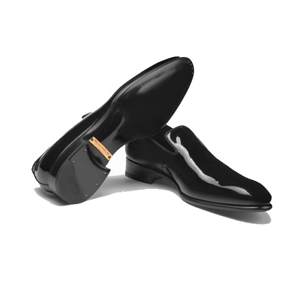 Classic Black Leather Loafer