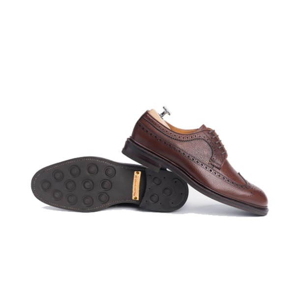 Wingtip Derby Leather Shoes