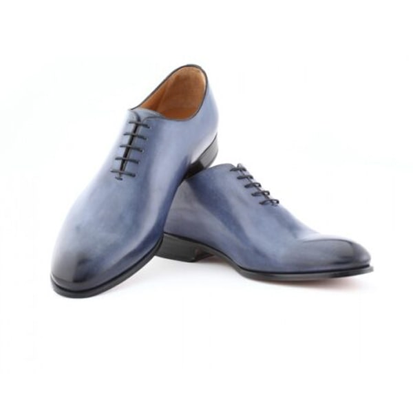 Captoe Diablo Dress up Blue Grain Leather Shoes