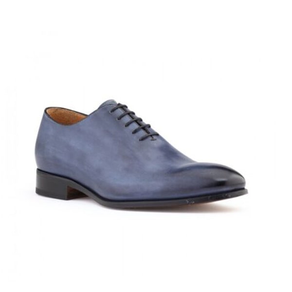 Captoe Diablo Dress up Blue Grain Leather Shoes