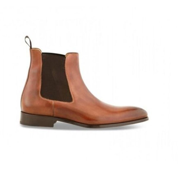 Classic Chelsea Round Toe Brown Boots
