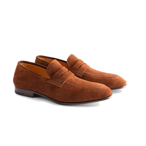 Penny Loafer in Suede Leather