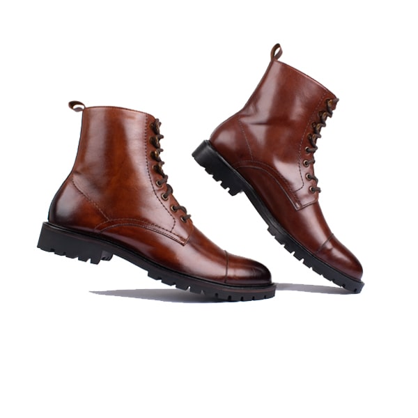 Derby High Ankle Brown Boots