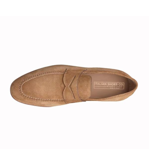 Suede Tan Loafer Slip-on Shoes