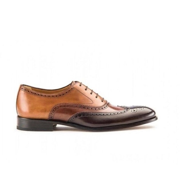 Wingtip Oxford Brogue Two Tone Shoes