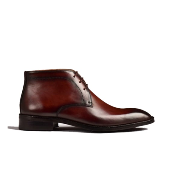 Derby Chukka Brown Leather Boots