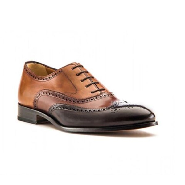 Wingtip Oxford Brogue Two Tone Shoes
