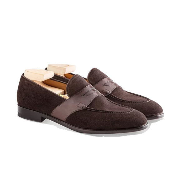 Penny Loafer in Suede Leather