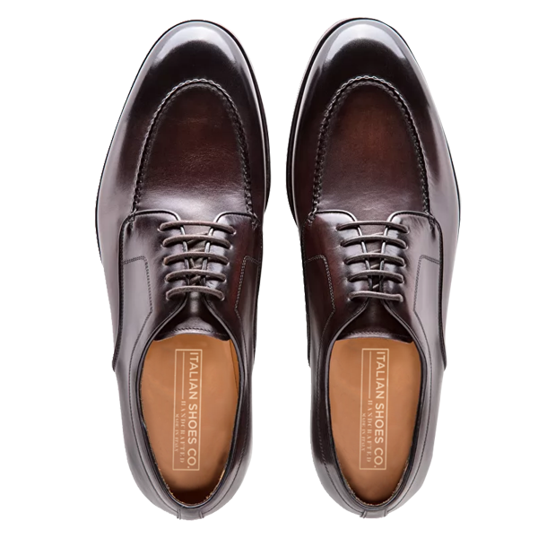 Derby Blucher Italian Shoes For Man