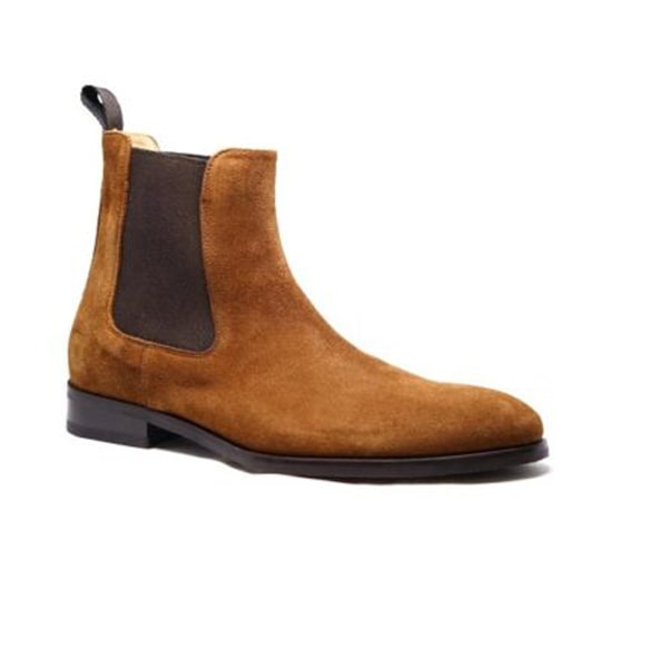 Classic Chelsea Suede Ankle Boots