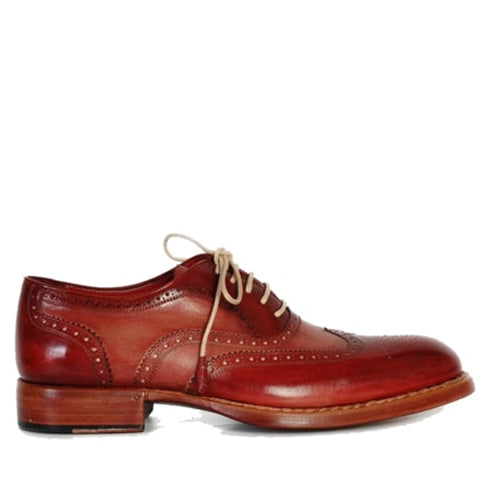 Wingtip Oxford Leather Lace Up Shoes