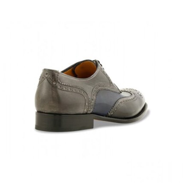Wingtip Derby Lace up Shade Hand Painted Shoes