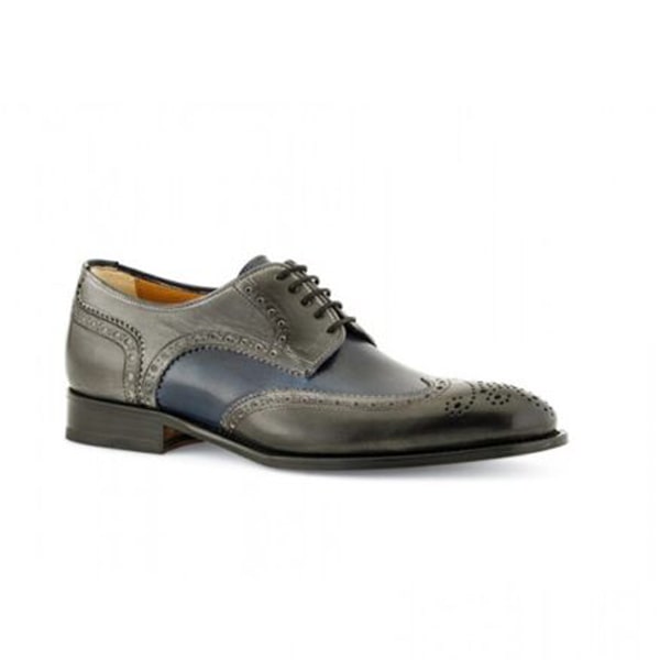 Wingtip Derby Lace up Shade Hand Painted Shoes