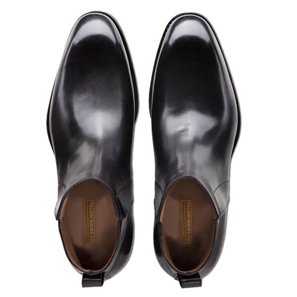 Classic Chelsea Round Toe Leather Boots