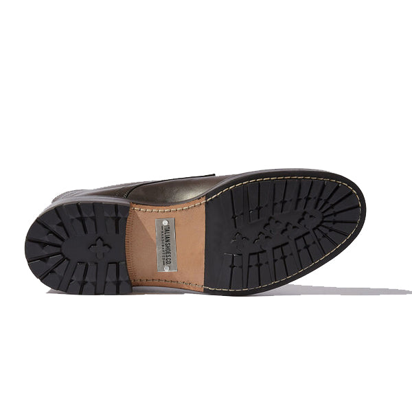 Derby High Ankle Dark Brown Colored Leather Boots