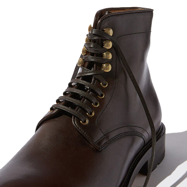 Derby High Ankle Colored Leather Boots