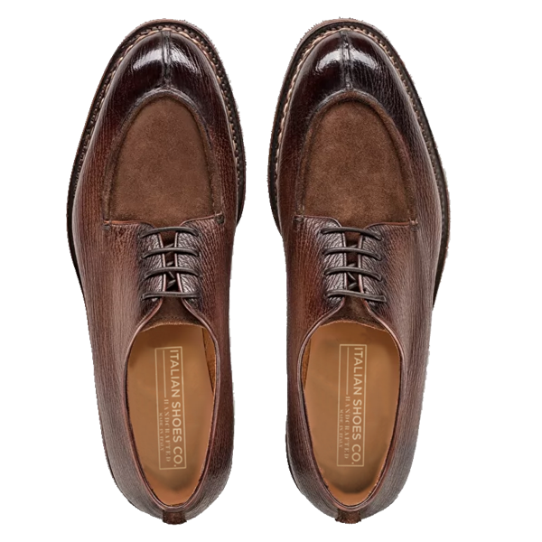 Man Derby Blucher Leather Shoes India