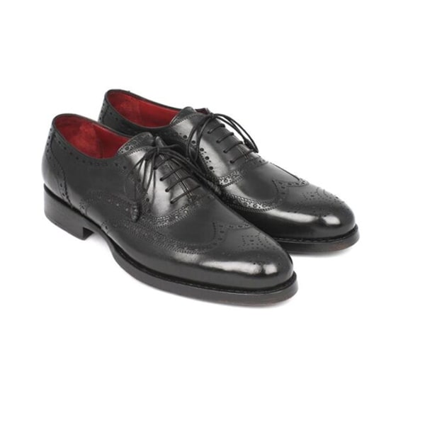 Wingtip Oxford Round Toe Italian Leather Shoes