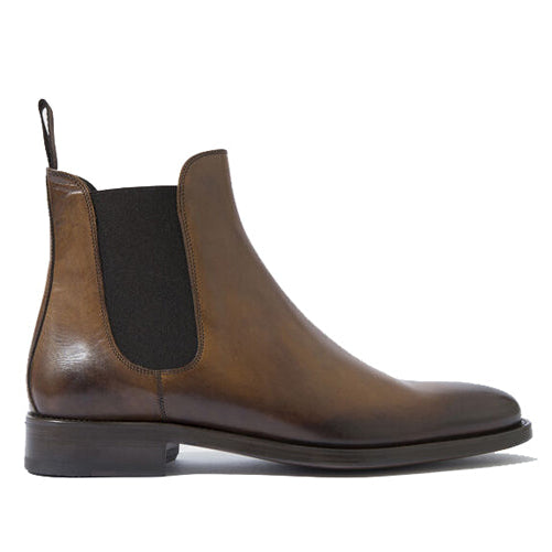 Classic Chelsea Round Toe Shade Tan Boots 652