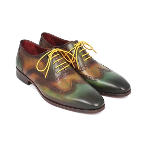 Wingtip Oxford with Lace Up Italian Men Shoes