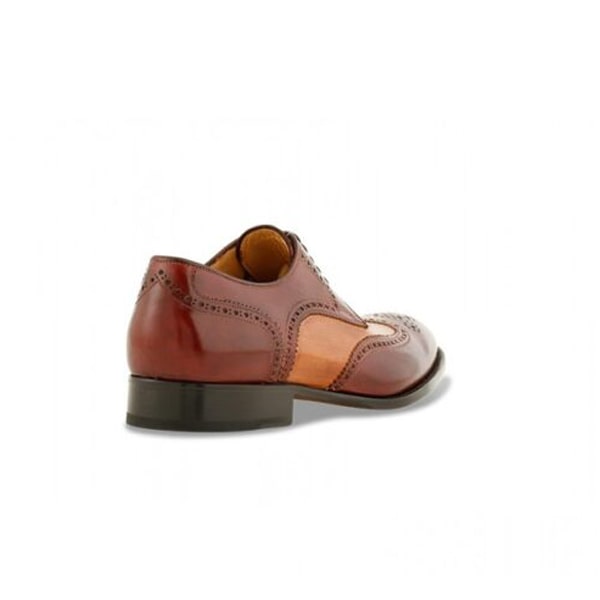 Wingtip Derby Dress up Shiny Hand Painted Shoes