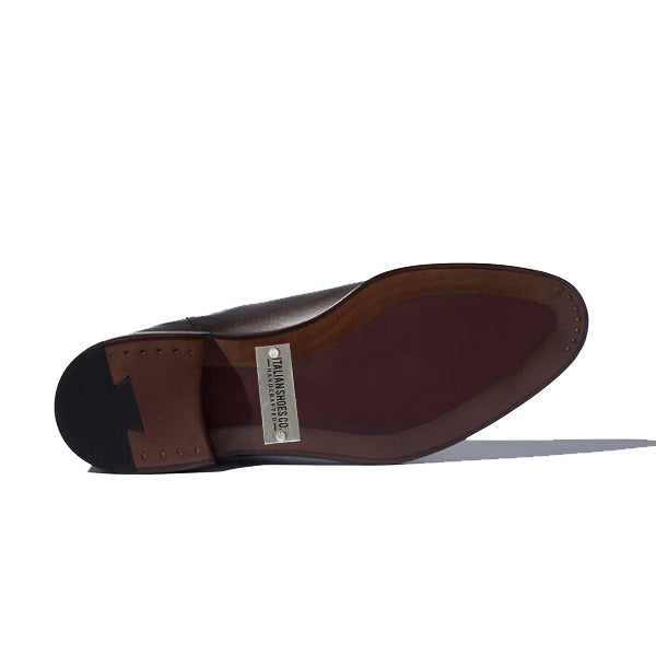 Classic Chelsea Round Toe Shade Dark Brown Leather Boots