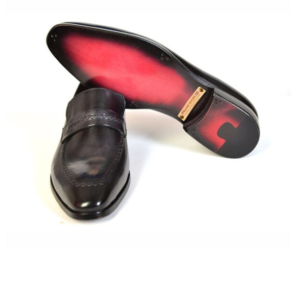 Crest Classic Leather Slip-on Penny Loafers Shoes
