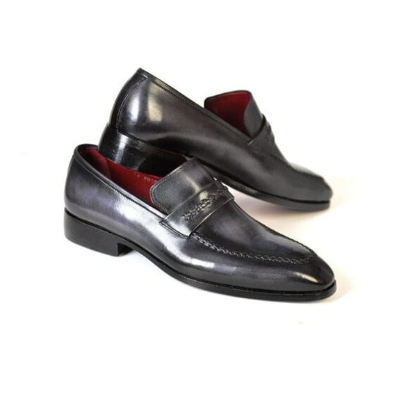 Crest Classic Leather Slip-on Penny Loafers Shoes