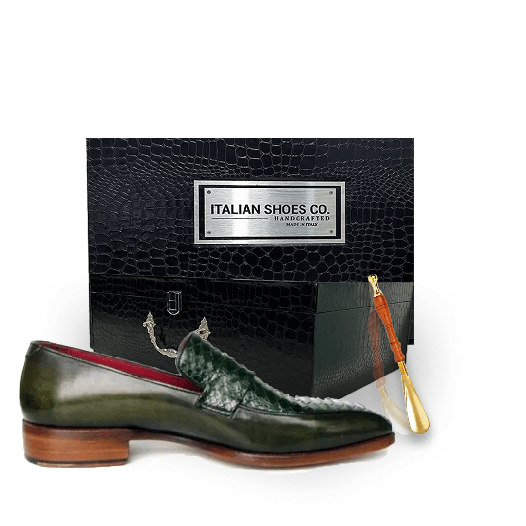 Green Tassel Loafer