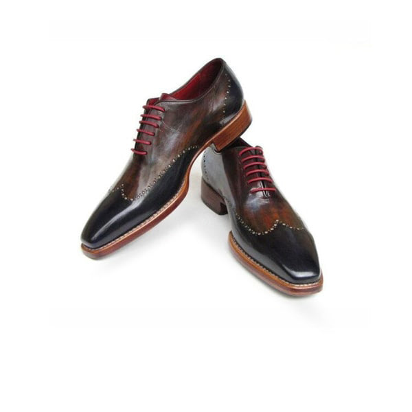 Wingtip Oxford Dark Leather Shoes