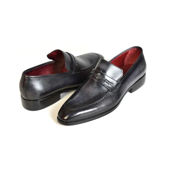 Crest Classic Leather Slip-on Penny Loafers Shoes