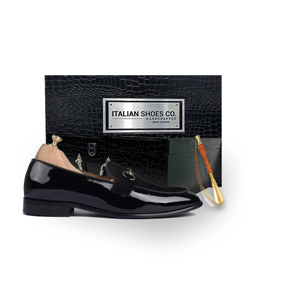 Classic Black Leather Loafer