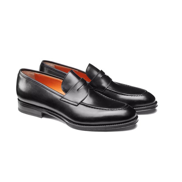 Penny Black Leather Loafer