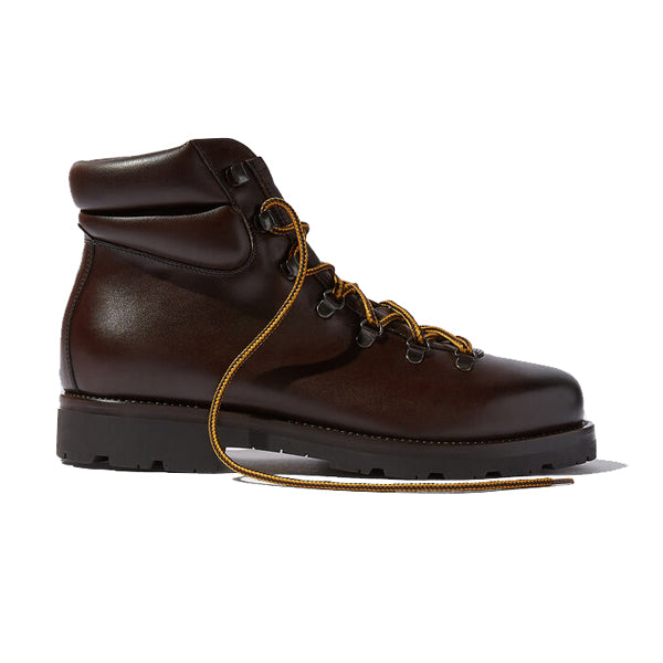 Suede Dark Brown Leather Ankle Boots