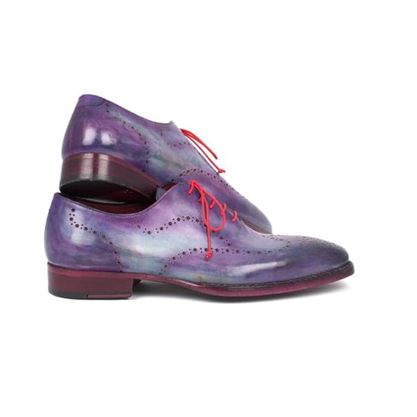 Wingtip Oxford Italian Leather Shoes with Laces