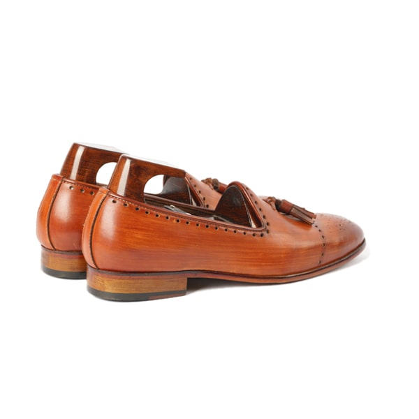 Tassel Leather Shade Brown Loafer