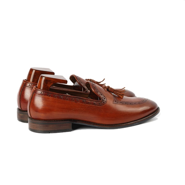 Shiny Tassel loafers | Pure Leather Shoes