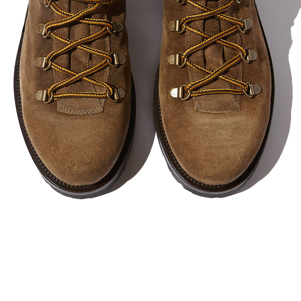 Brown Suede Leather Ankle Boots