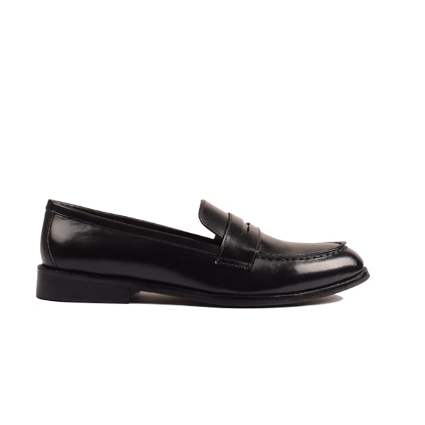 COPY - Men\'s Black Leather Loafers Dress Shoe Penny Loafer Black Leather – Ace Marks main image 4
