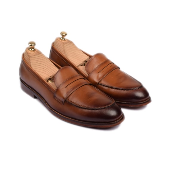Penny Loafer In brown Leather