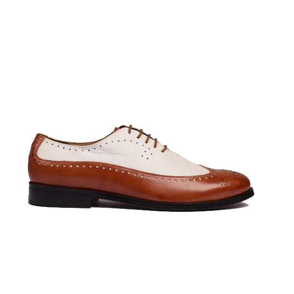 Wingtip Oxford Brogue Hand Crafted Italian Leather Shoes