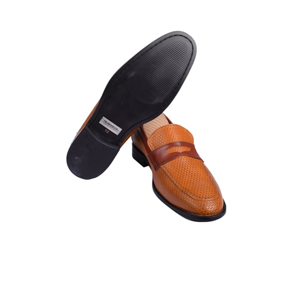 Penny Weaved Leather Loafer