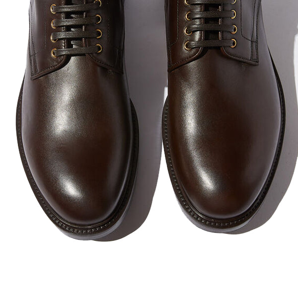 Derby High Ankle Colored Leather Boots