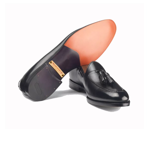 Minimal Tassel Leather Loafer