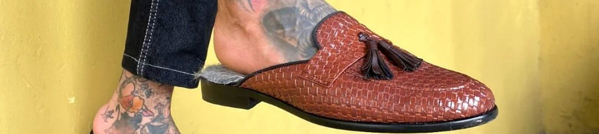 Men's Leather Mules