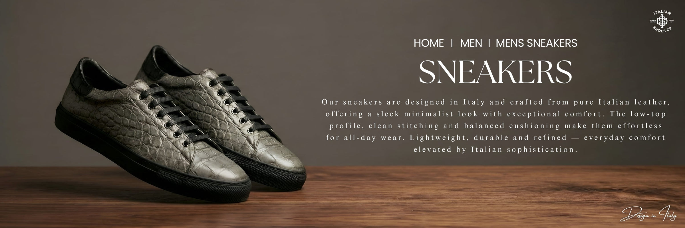 Leather Sneakers for Men