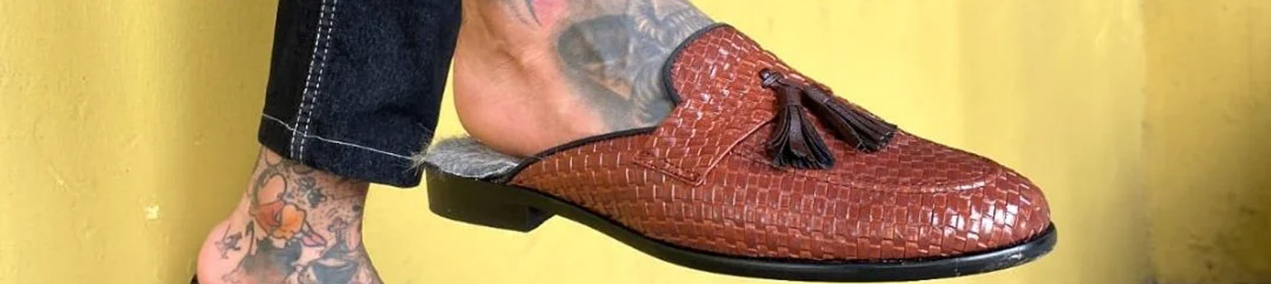 Leather Slippers & Mules for men
