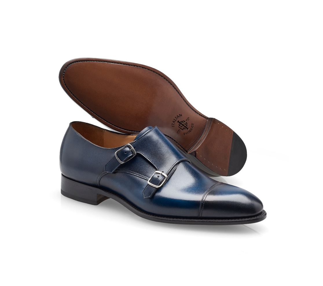 Blue monk hot sale shoes