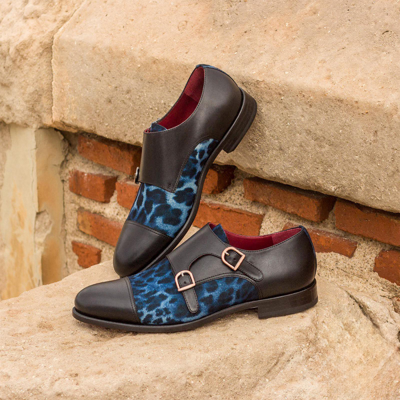 Mod Monastery Double Monk Shoe Black