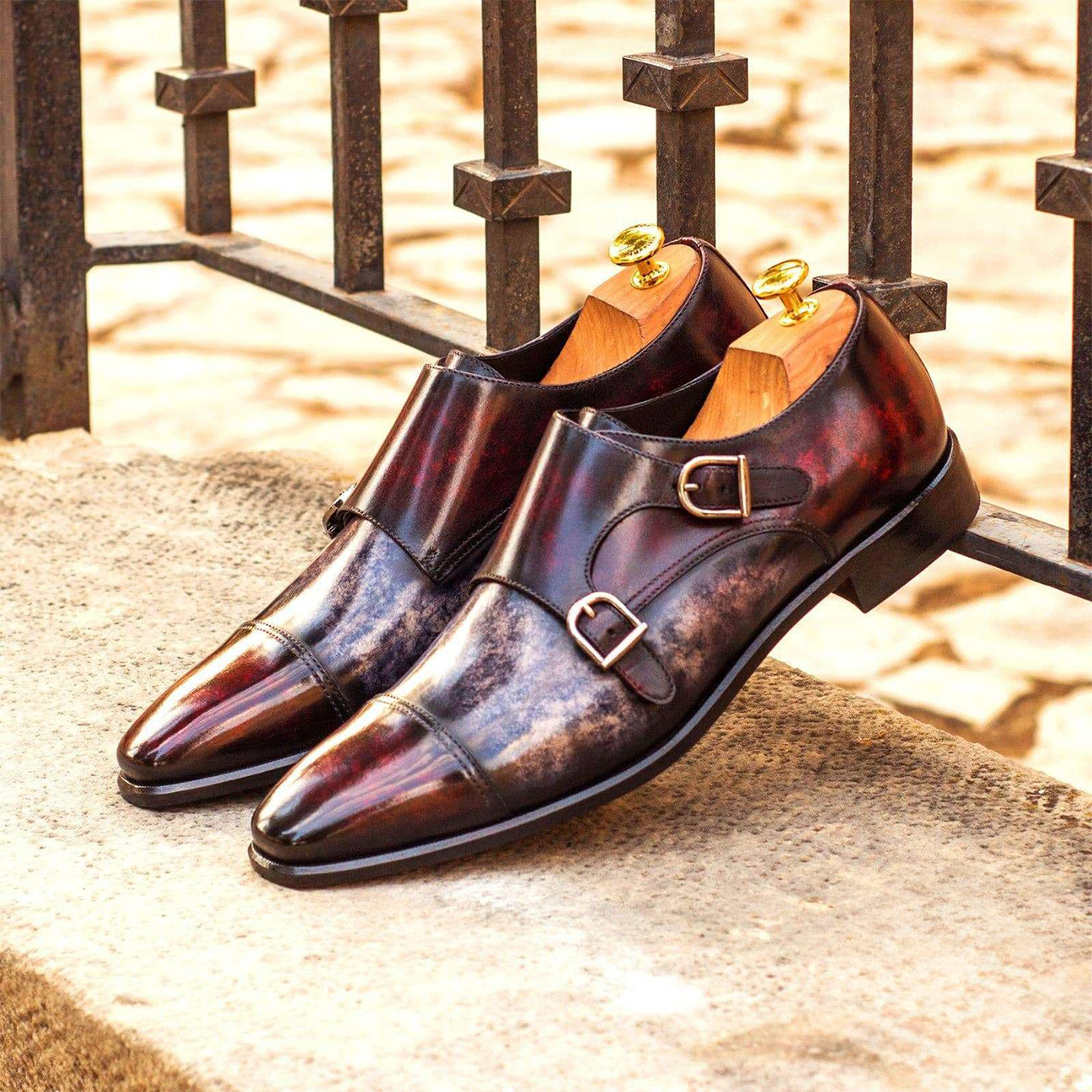 Posh Partners Double Monk Shoes